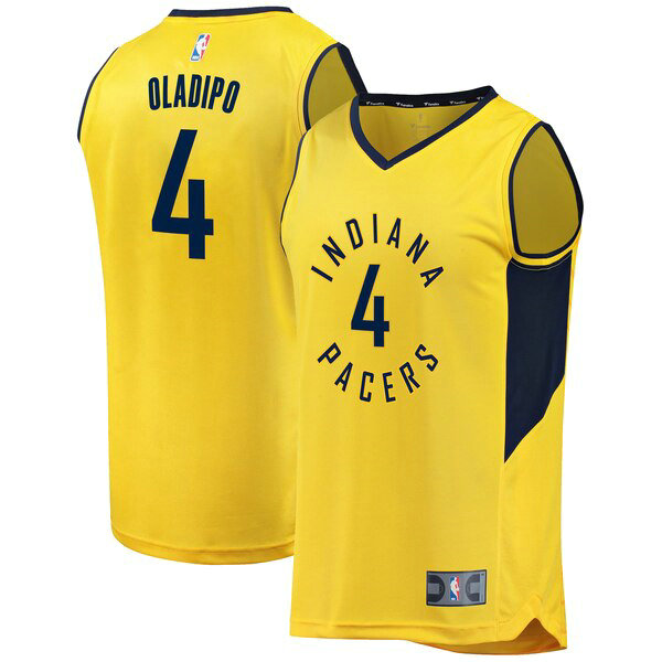 Maillot Indiana Pacers enfant Victor Oladipo 4 Statement Edition Jaune